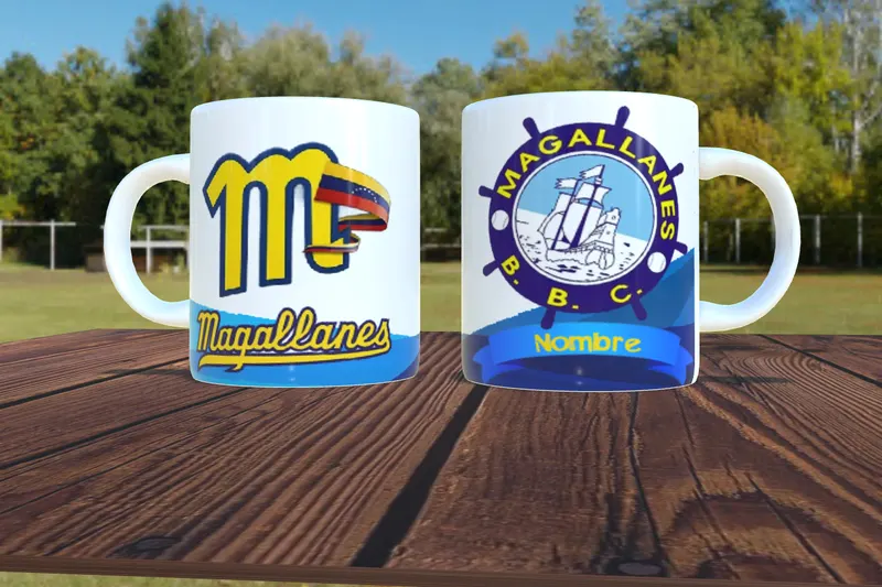 Taza personalizada de los Navegantes del Magallanes con tu nombre sublimada en San Cristóbal, Táchira
