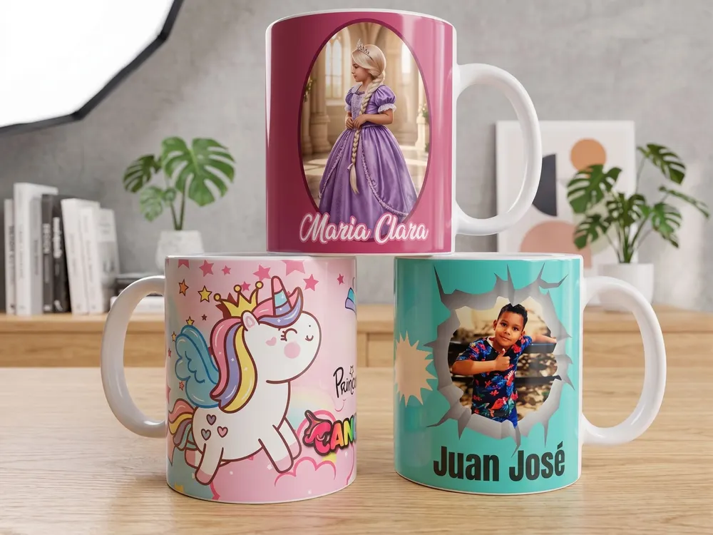 Tazas personalizadas con nombre y foto hechas en San Cristóbal